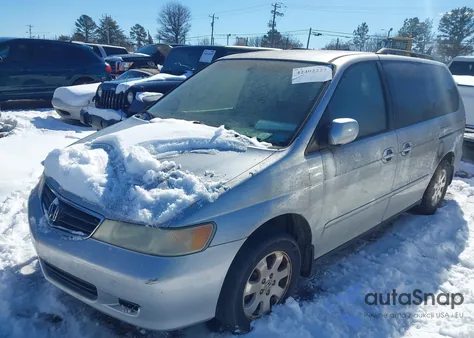 2002 Honda Odyssey Ex-L z USA, uszkodzony, nr VIN 5FNRL18922B055643